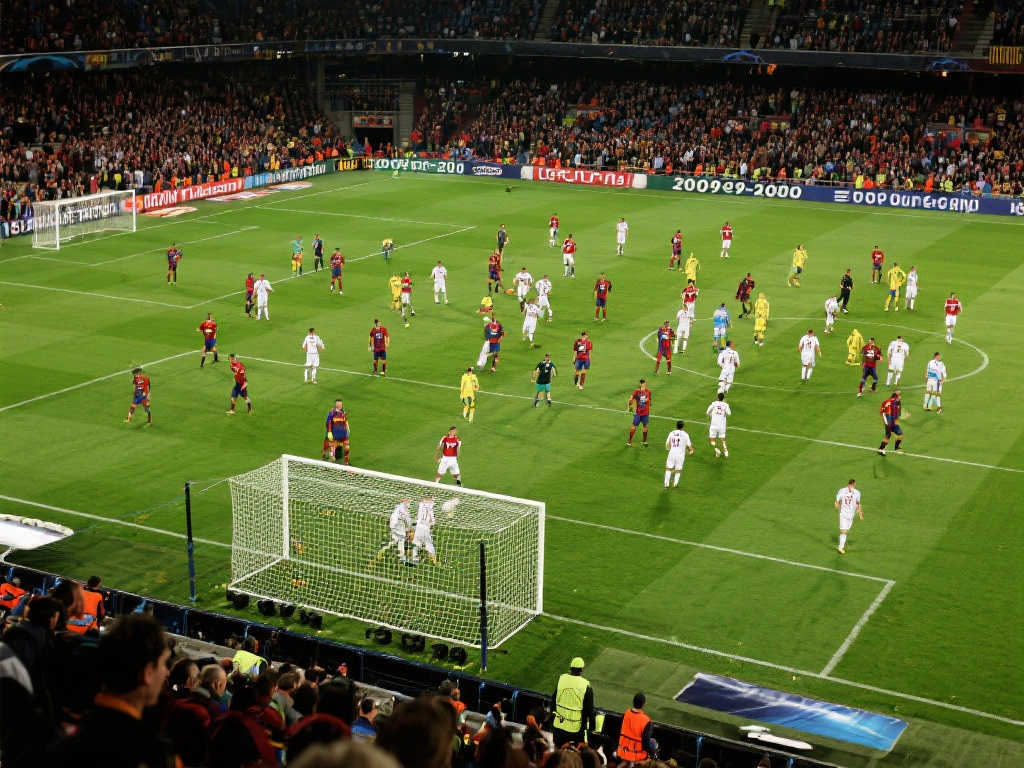 欧冠改制后单轮淘汰赛进球纪录：巴萨对阵国米狂轰13球